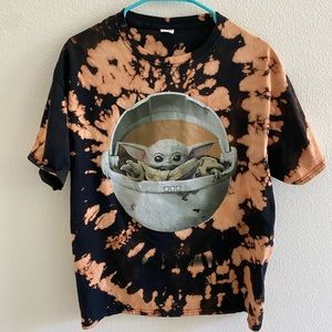 Baby Yoda Custom Dyed Shirt
